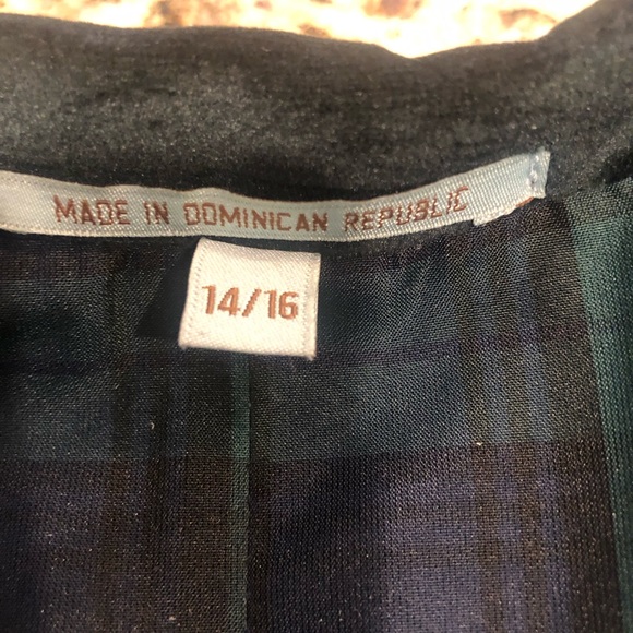 Big boys classic club hunter green velvet sports  coat size 14/16 - Picture 2 of 9